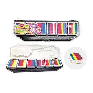 Színvarázs Arcfesték szett 6x10g Csíkos színek