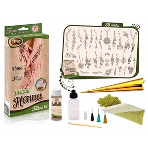 Instant Henna Szett Kéz és Láb mintákkal