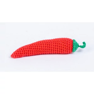 Horgolt paprika - piros