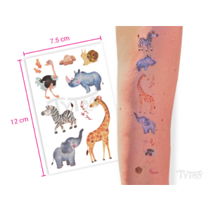 Állatos matrica tetoválás