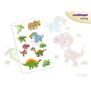  Tini Dinoszauruszok Matrica Tetoválás