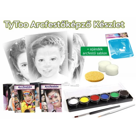 Kicsi Arcfestőképző Készlet 6x4 g