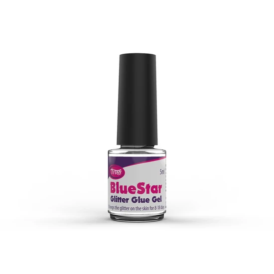 Csillámtetoválás ragasztó Blue Star 5 ml kékes-fehér