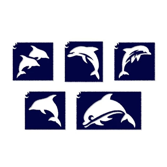 Delfines sablon szett (5 db)
