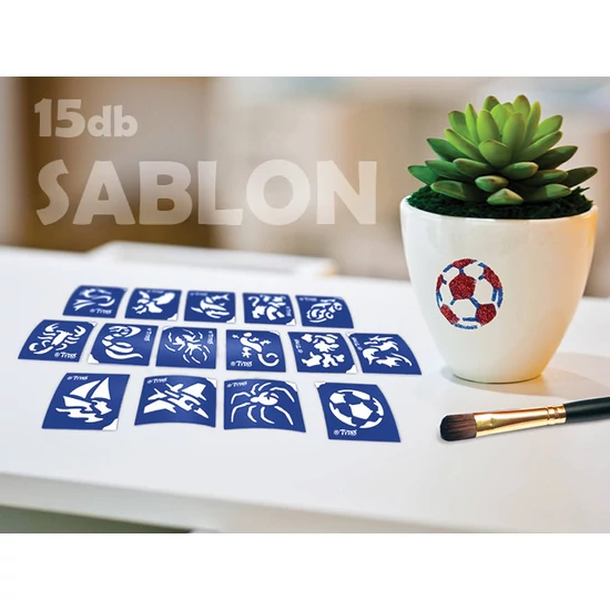 Fiús sablon szett (15db)