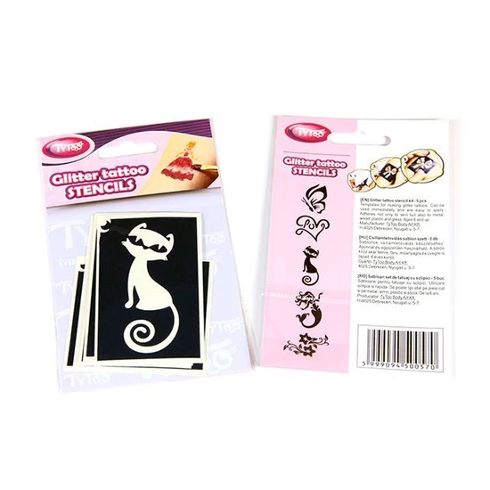 Lányos vegyes mini 1 sablon szett (5 db)