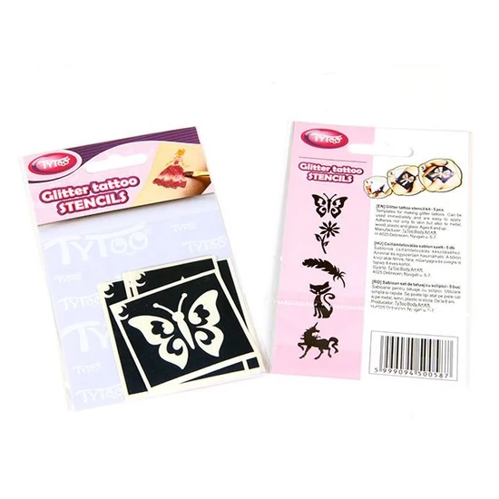 Lányos vegyes mini 2 sablon szett (5 db)