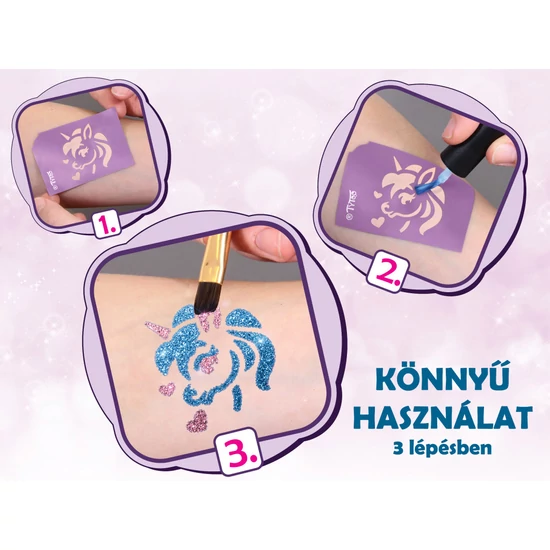 Lovak és Unikornisok sablon szett (15 db)
