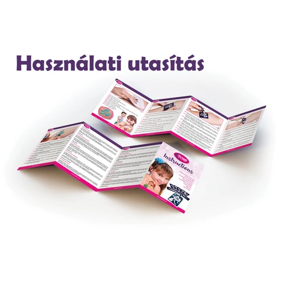 Menő fiús "Plucky" csillámtetoválás szett