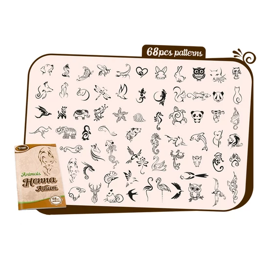 Animals Henna Album - Állatos minták