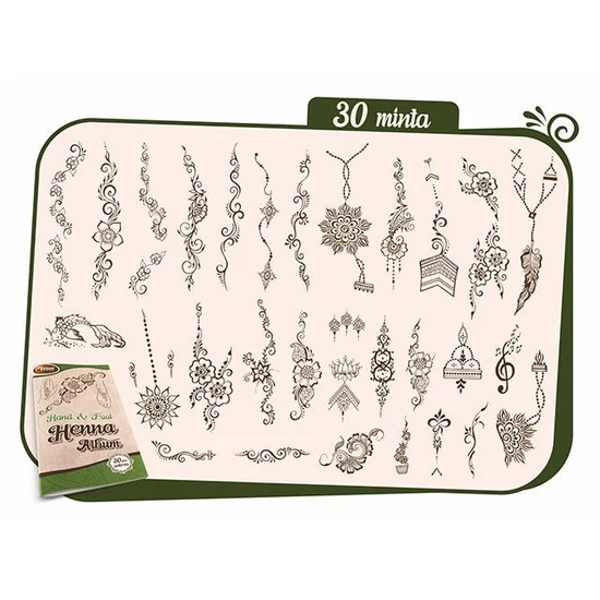 Hand & Foot Henna Album - Kéz és láb minták