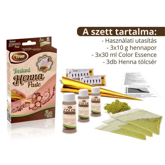 TyToo Instant Henna Paszta 3 db
