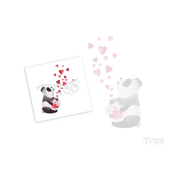Panda Matrica Tetoválás