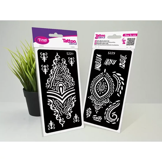 2 darabos Testfestő sablon csomag S220-S229