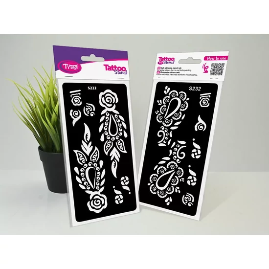 2 darabos Testfestő sablon csomag S222-S232
