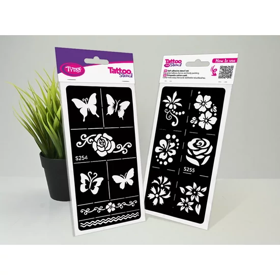 2 darabos Testfestő sablon csomag S254-S255