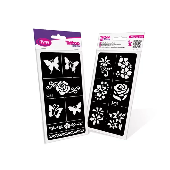 2 darabos Testfestő sablon csomag S254-S255