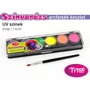 Színvarázs Arcfesték szett 6x4 g - UV-neon színek