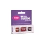 Csillámpor szett 3 x 2,5 ml Világosbarna, Piros, Barna