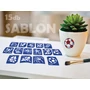 Fiús sablon szett (15db)