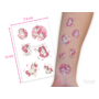 Kép 1/3 - Rózsaszín Unikornisos Matrica Tetoválások