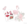 Kép 2/3 - Egzotikus Matrica Tetoválás Minták Flamingóval és Papagájjal