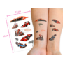 Kép 1/4 - Világítós Versenyautók Matrica Tetoválások